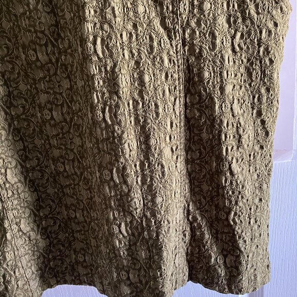 CJ Banks Vest size 3X Button Front Green Stretch Vest Boho Comfy. - Picture 11 of 13